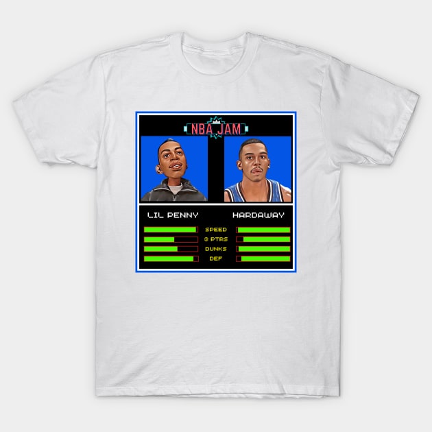 Lil Penny & Penny Hardaway - NBA Jam Edition T-Shirt by M.I.M.P.